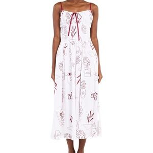 NWT Moon River Tropical Midi Dress Size Small